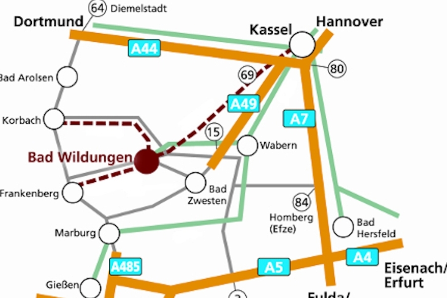 Rheumaklinik Bad Wildungen | Startseite | Lage & Anreise Rheumaklinik Bad Wildungen | Startseite | Lage & Anreise